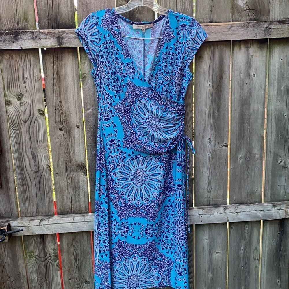 Evan Picone wrap dress sz. 8